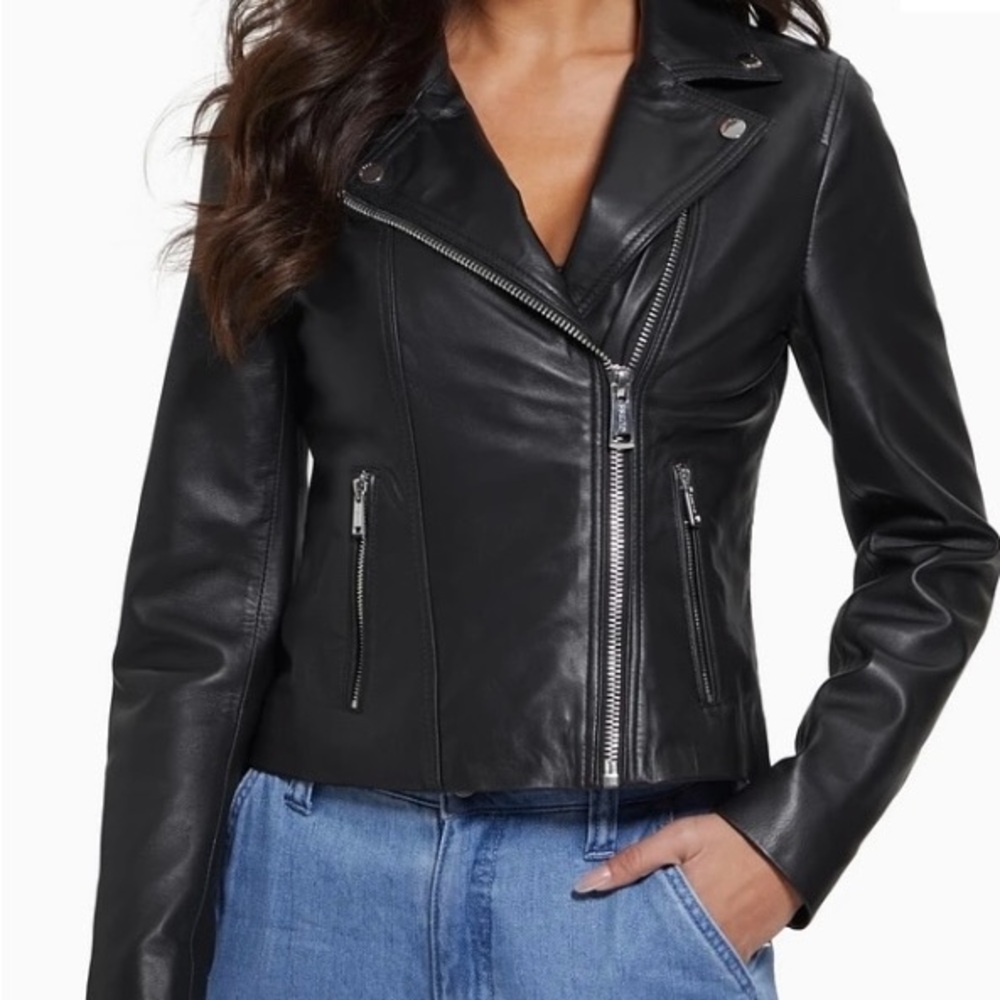 Guess Genuine Leather Women's Jacket